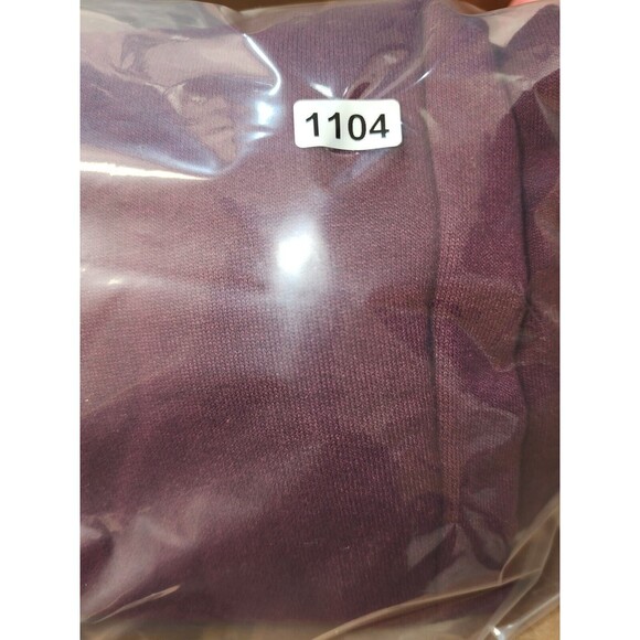 Champion Sweatshirt Womens Sm Crewneck Pullover Burgundy Logo Fleece - Picture 8 of 8